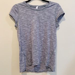 LULULEMON | heather Gray Half Shoulder Top